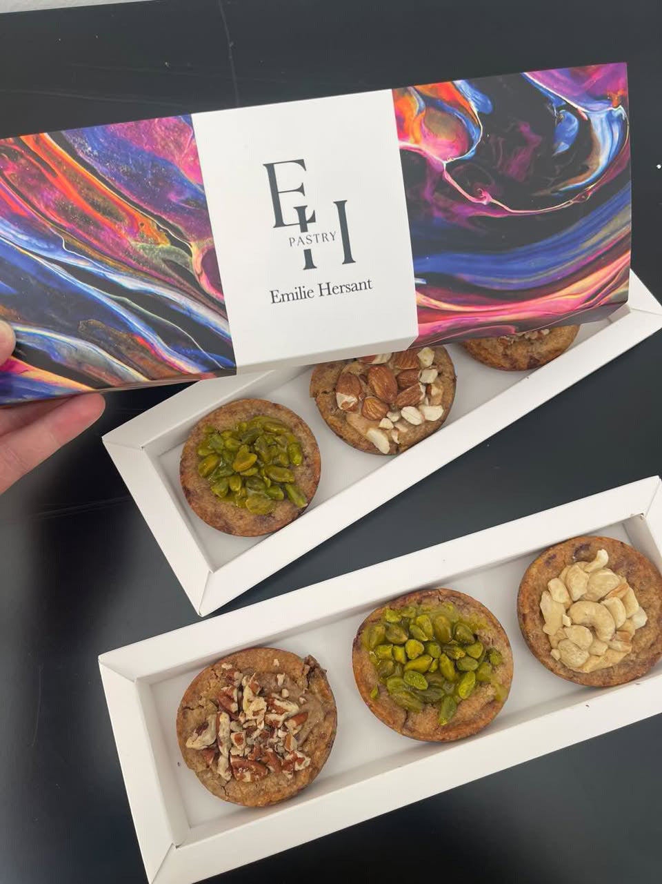 Boîte Gourmande de 3 Cookies Artisanalement Parfaits